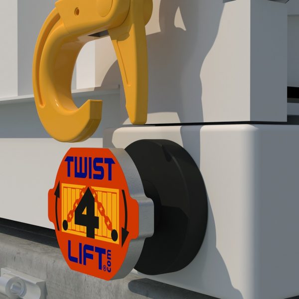 Twist4Lift innovatieve containerhaak